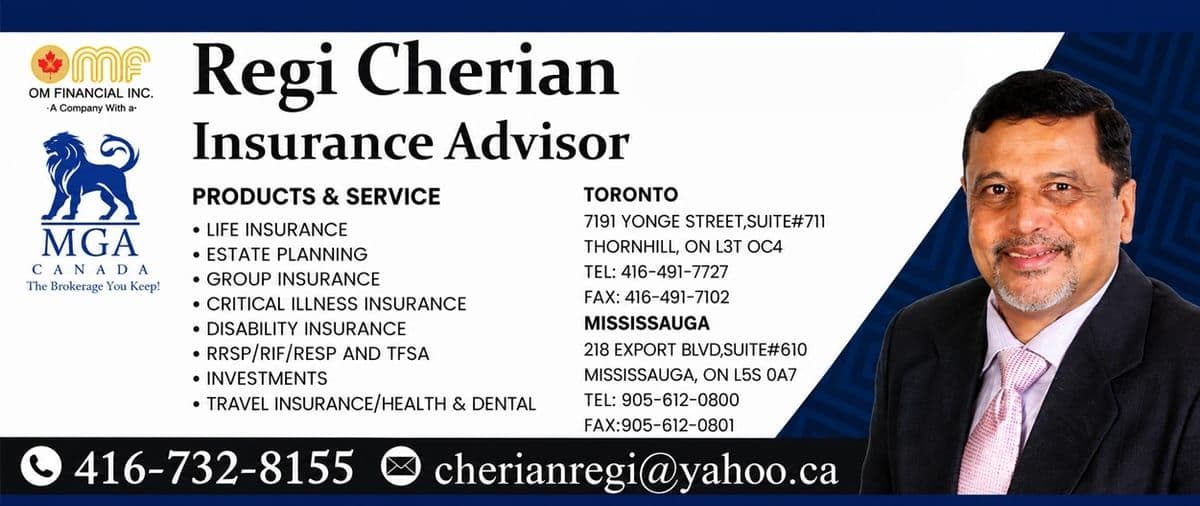 Regi Cherian (OM Financial Inc.)